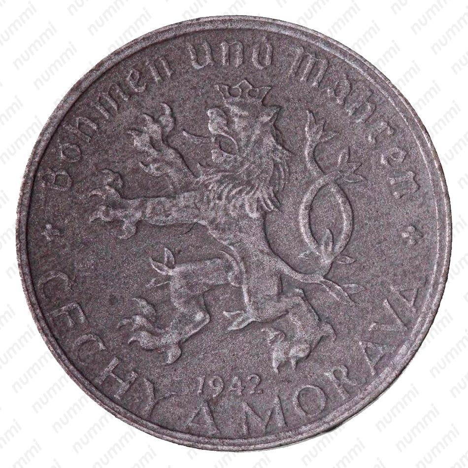 Монеты протектората Богемии и Моравии. Протекторат Богемии и Моравии.