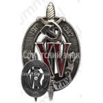 Знак «Почетный работник ВЧК–ГПУ. XV лет»