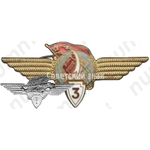 Нагрудный знак летчика-космонавта 3-го класса 