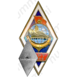 Знак «За окончание Московского речного техникума (МРТ). 1988»