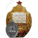 Знак «Отличник народного просвещения Грузинской ССР»