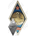 Знак «За окончание Киевского военно-морского техникума связи (КВМТС)»