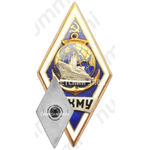 Знак «За окончание Петропавловск-Камчатского мореходного училища (ПКМУ). Тип 2»