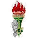 Знак в виде факела. Олимпиада-80 