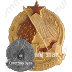 Знак «X лет Октябрьской революции. Узбекская ССР»