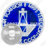 Знак «Самый большой в мире телескоп. ВДНХ СССР»