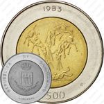 500 лир 1983