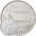 5 франков 1965, Французская Полинезия