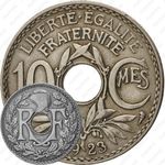 10 сантимов 1923, Париж