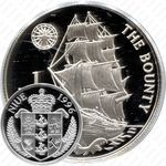 1 доллар 1996, парусник Остров Ниуэ