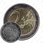 2 евро 2012, регулярный чекан Финляндии