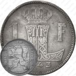 1 франк 1943, надпись - "BELGIE - BELGIQUE"