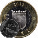 5 евро 2012, Лапландия Финляндия