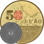50 евро 2014, Баккара Франция (серебро)