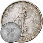 1 песо 1904, без обозначения монетного двора [Филиппины]