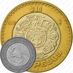 10 песо 2002 [Мексика]