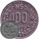 100 новых песо 1989 [Уругвай]