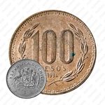 100 песо 1994 [Чили]