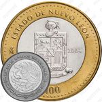 100 песо 2004, Нуэво-Леон [Мексика]