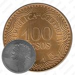 100 песо 2015 [Колумбия]