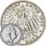 3 марки 1909, A, Пруссия [Германия]