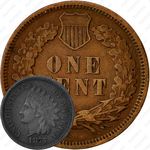 1 цент 1875, Indian Head Cent [США]
