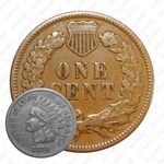 1 цент 1879, Indian Head Cent [США]