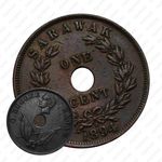 1 цент 1894, Медь [Малайзия]
