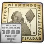 1000 форинтов 2008, 115 лет новостной службе "Telefon Hírmondó" [Венгрия]