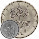 20 центов 1969 [Ямайка]