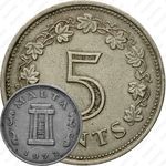 5 центов 1972 [Мальта]