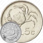 5 центов 1986 [Мальта]