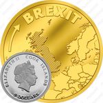 5 долларов 2016, Brexit Острова Кука [Австралия] Proof