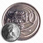 10 центов 1982, без обозначения монетного двора [Каймановы острова]