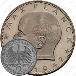 2 марки 1960, D, Макс Планк [Германия]