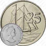 25 центов 1996 [Каймановы острова]