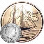 25 центов 1999 [Каймановы острова]