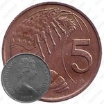 5 центов 1977 [Каймановы острова]