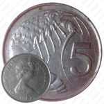 5 центов 1982 [Каймановы острова]
