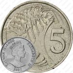 5 центов 1987 [Каймановы острова]
