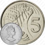 5 центов 1996 [Каймановы острова]