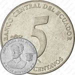 5 сентаво 2003 [Эквадор]
