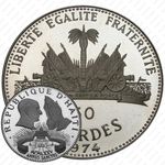 50 гурдов 1974, Святой год [Гаити] Proof