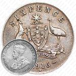 6 пенсов 1916 [Австралия]