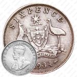 6 пенсов 1934 [Австралия]