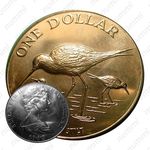 1 доллар 1985, Чёрный ходулочник [Австралия]