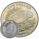 1 доллар 1986, попугай [Австралия]