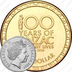 1 доллар 2017, ANZAC [Австралия]