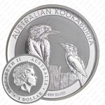 1 доллар 2017, кукабура [Австралия]