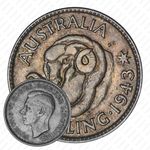 1 шиллинг 1943, S, знак монетного двора [Австралия]